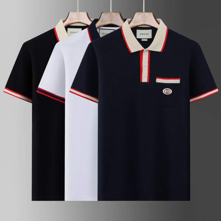 Picture of Gucci Polo Shirts Short _SKUGucciM-3XLgyx801127557